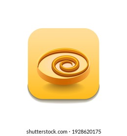 Símbolo vector del logotipo de cocina dulce de comida rápida Estilo de diseño