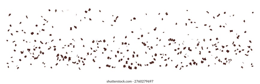 Cookie texture crumb for chocolate biscuit bg, crunchy pattern cake. Food crispy sand and dot white vector, chip coffee snack. Piece grunge crunch of color stain confetti, explosion cereal cracker