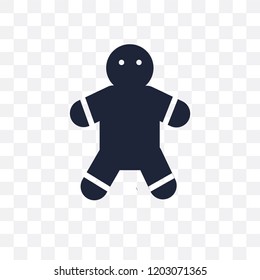 Cookie transparent icon. Cookie symbol design from Christmas collection. Simple element vector illustration on transparent background.
