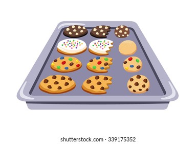 Cookie Tray Set Of Various Cookies