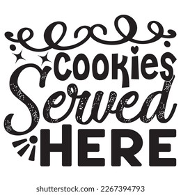 Cookie T-Shirt Designs Vectors File.