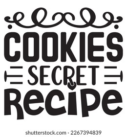 Cookie T-Shirt Designs Vectors File.