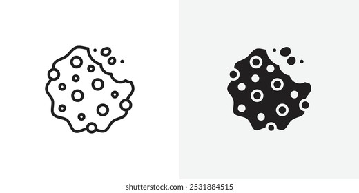 Cookie vecor icon set. Stock vector illustrator. EPS 10