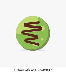 Cookie vector icon design