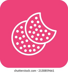 Ilustración de diseño de iconos del vector de cookies