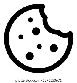 cookie vector icon illustration asset