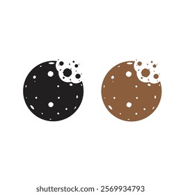 Cookie vector icon. Symbol in line art style for design, presentation, website or apps elements, logo template