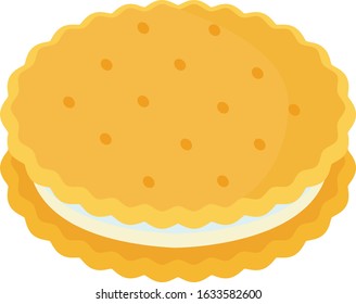 Cookie vector illustration, biscuits, baked goods