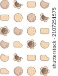 cookie vector for screen background or logo ect.
