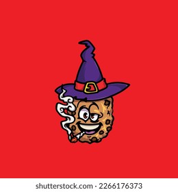 cookie vector smoking joint bud cartoon festival custom fashion halloween and Christmas