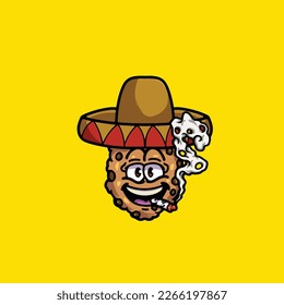 festival de caricatura de brote vectorial de cookie festival de moda personalizada halloween y Navidad