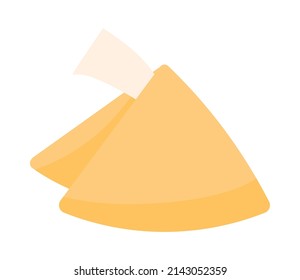 cookie with wish icon isolated