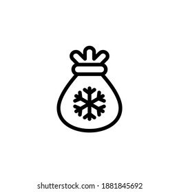 Cookies Bag icon in vector. Logotype