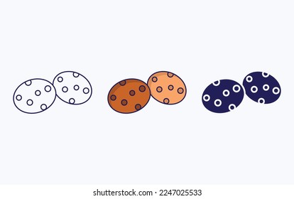 Cookies baked icon vector illustration