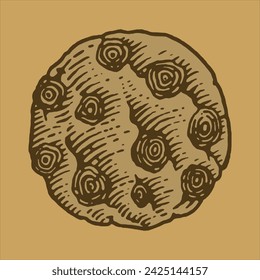 cookies, Bakery illustration kit. hand drawing illustration, vector, pastry, chocolate Chip