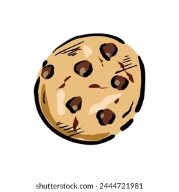 cookies biscuit cookie cartoon vector