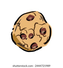 cookies biscuit cookie cartoon vector