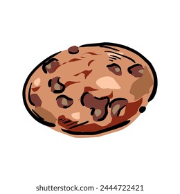 cookies biscuit cookie cartoon vector