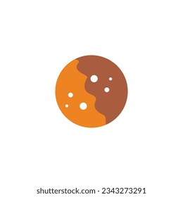 Cookies, ausgewählte geometrische Symbole, einfache Logo-Vektorgrafik