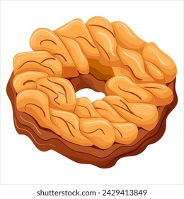 Cookies, confectionery. Vector illustration on a white background.