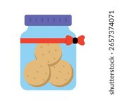 Cookies Flat Vector Icon Eps 10 Files
