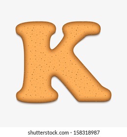 cookies font vector illustration eps10
