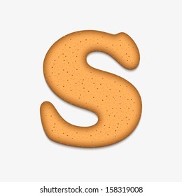 cookies font vector illustration eps10