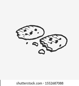 cookies hand drawn vector clip art 