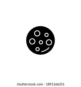 Cookies icon. Bakery icon. Simple, flat, black, glyph.