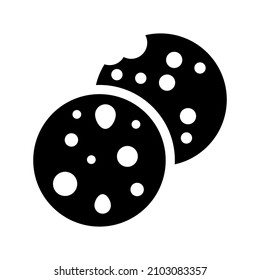 Cookies icon isolated on white background