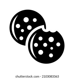 Cookies icon isolated on white background