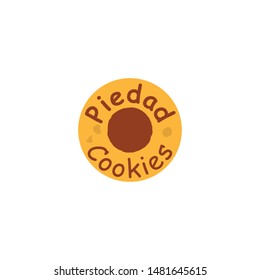 cookies icon logo design vector template