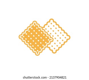 Cookies icon logo design vector template. Biscuits icon vector.
