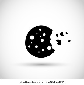 Cookies icon vector 