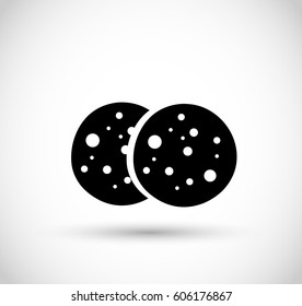 Cookies icon vector 