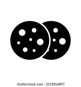 Cookies Symbol, Vektordesign-Vorlage auf weißem Hintergrund