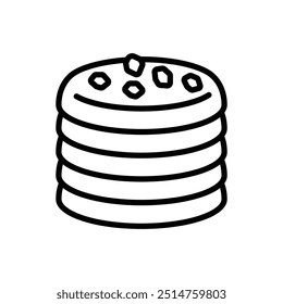 cookies icon vector design template simple and clean