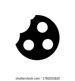 cookies icon vector illustration glyph style. food icon set.