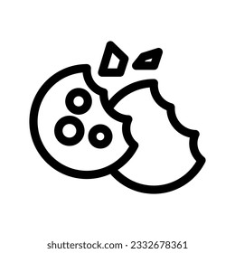 Cookies Icon Vector Symbol Design Illustration