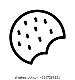 Cookies Icon Vector Symbol Design Illustration