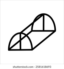 Cookies jar icon designed in doodle style, with white background