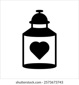 Cookies jar vector icon in linear, outline icon isolated on white background