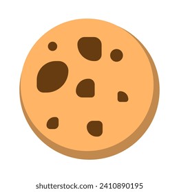 Cookies line icon. Tea, cracker, flour, dessert, gingerbread, pastries, food, jam, milk, sweets, dough. Vector icon for business and advertising