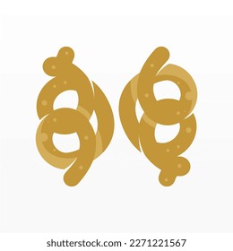Cookies logo design. Biscuit logo template. Meals logo design template