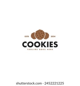 Cookies logo design illustration idea
