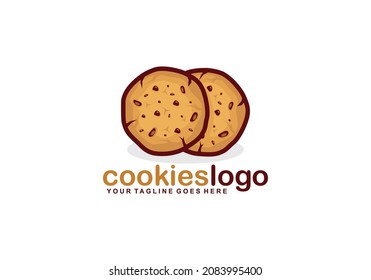 Cookies logo design vector illustration