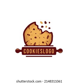 Cookies logo design vector illustration