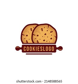 Cookies logo design vector illustration