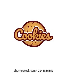 Cookies Logo-Design, Vektorgrafik