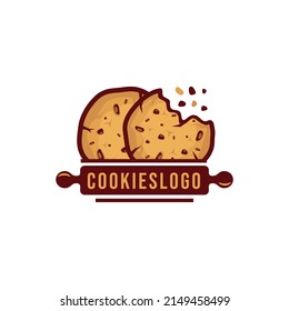 Cookies logo design vector illustration